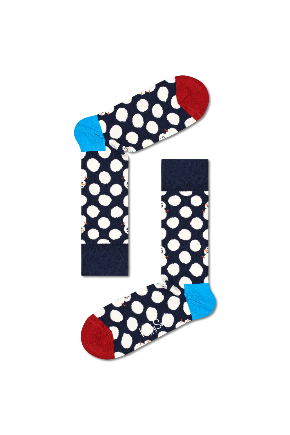 HAPPY SOCKS BIG DOT SNOWMAN GIFT BOX XBDS01-6500