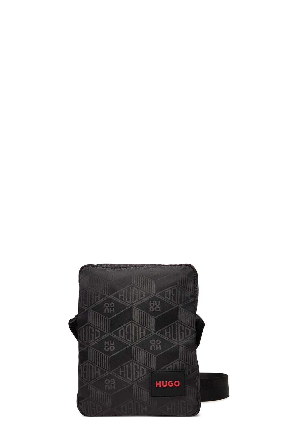 HUGO BAG WITH LOGO PRINT ETHON 2.0 BLACK 50541609-005