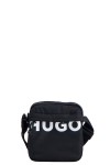 HUGO BAG WITH LOGO PRINT SHAUN NS ZIP BLACK 50541918-001