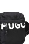 HUGO BAG WITH LOGO PRINT SHAUN NS ZIP BLACK 50541918-001