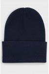 HUGO BEANIE HAT WITH LOGO LABEL NAVY BLUE 50521527-410