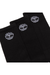 TIMBERLAND SOCKS BOWDEN 3 PACK BOWDEN FULL CUSHION TREE CREW BLACK TB0A6BBY001
