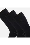 TIMBERLAND SOCKS BOWDEN 3 PACK BOWDEN FULL CUSHION CREW BLACK TB0A6BBB001 
