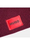 HUGO BEANIE HAT XAFF 6 BORDEAUX 50496011-654
