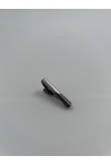MEN TIE CLIP SILVER-BLACK CL06
