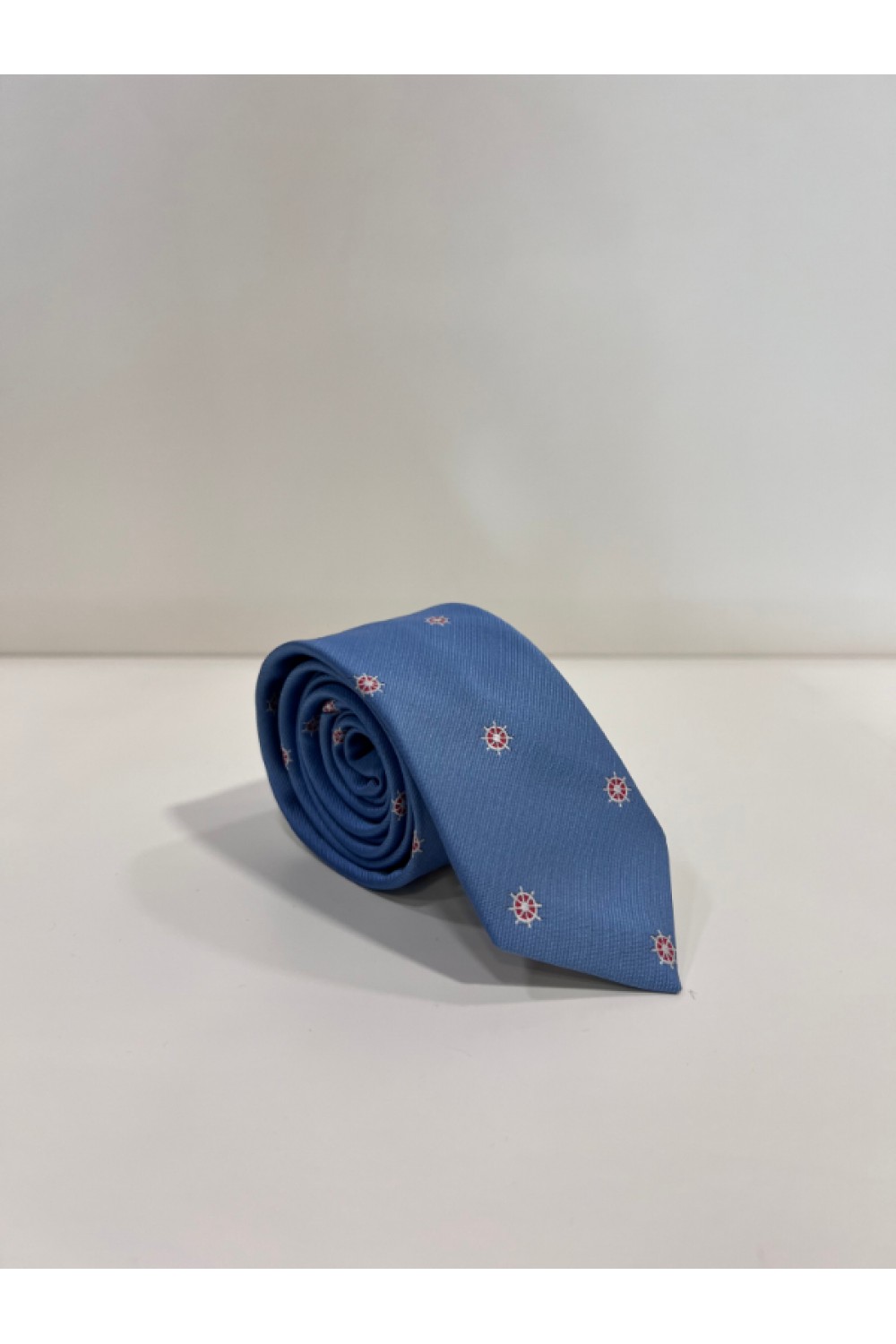MEN TIE OPEN BLUE-RED PRINTS SP28