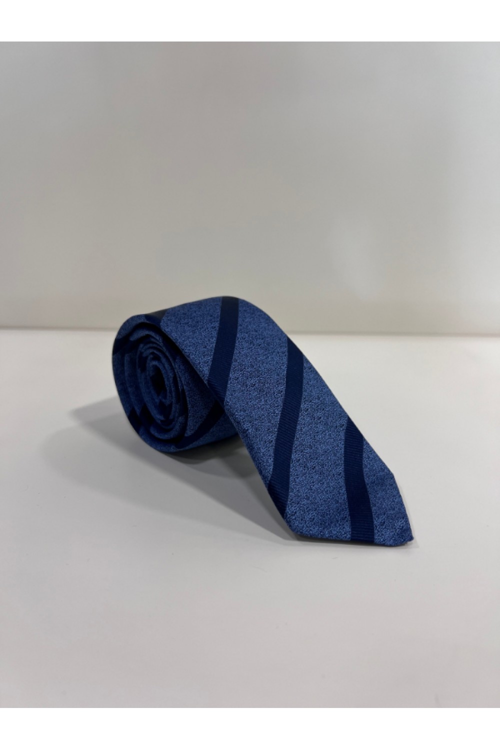 MEN TIE BLUE RAF-NAVY BLUE STRIPES SP30