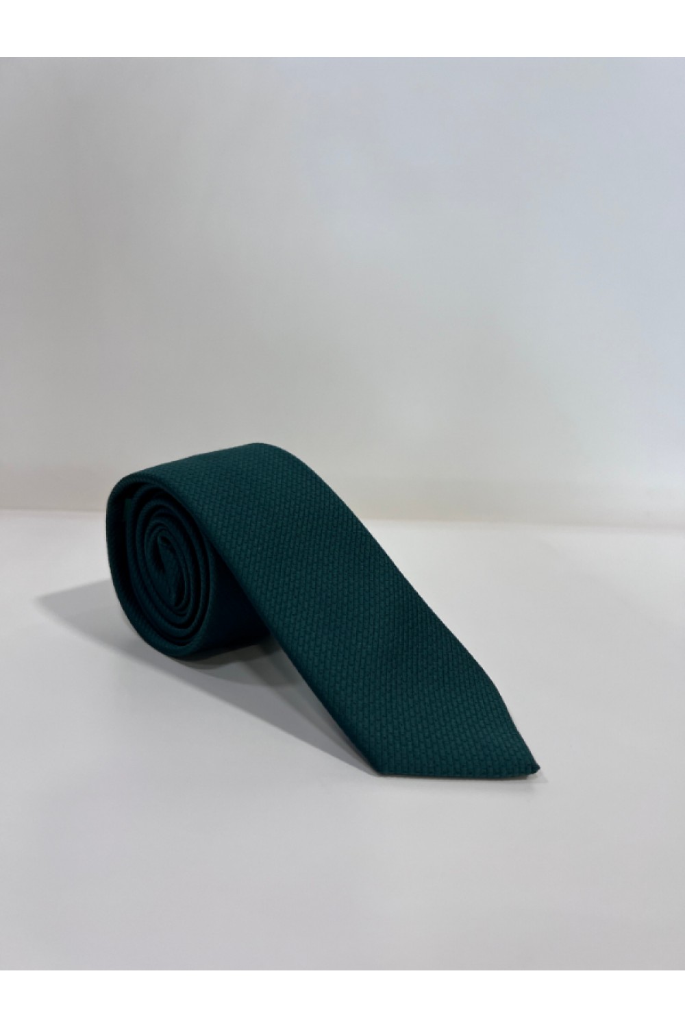 MEN TIE DARK GREEN SP16