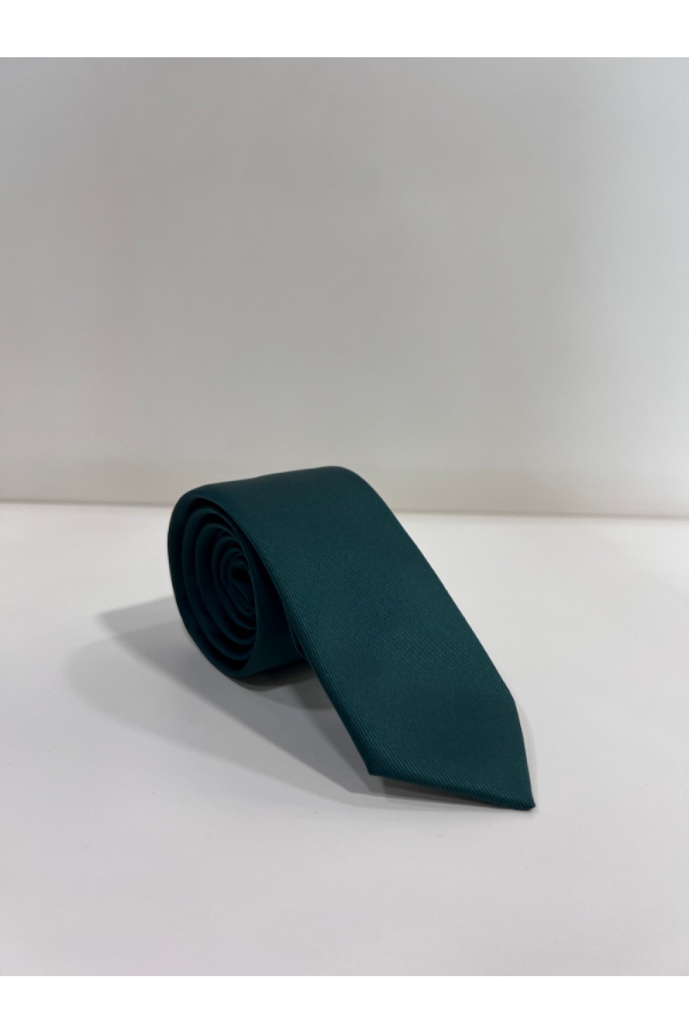 MEN TIE DARK GREEN SP26
