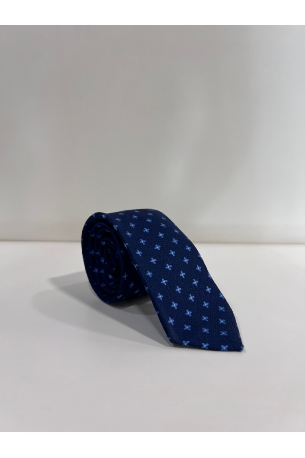 MEN TIE BLUE WITH LIGHT BLUE STRIPES SP24