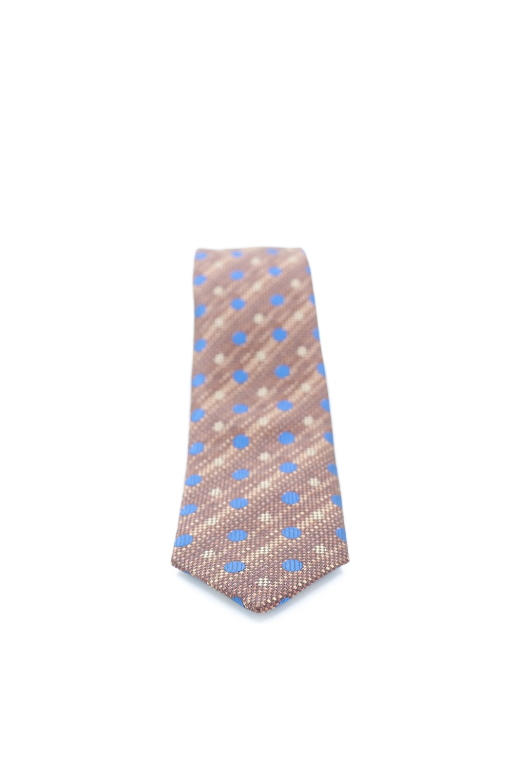 MEN TIE BROWN-MULTICOLOUR PRINT SP05