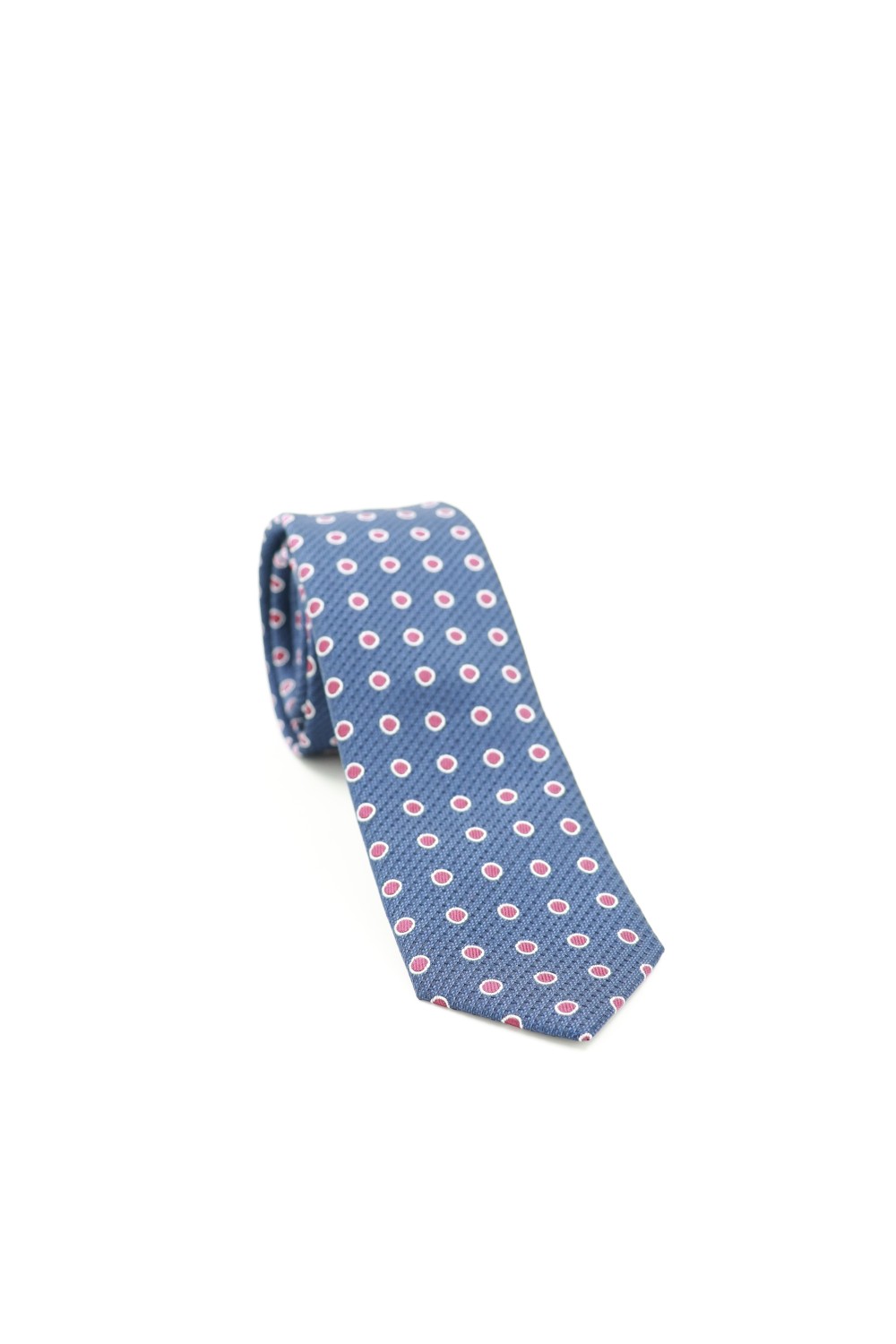 MEN TIE BLUE-RED PRINT SP02
