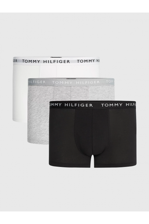 TOMMY HILFIGER 3 PACK TRUNK WHITE/HEATHER GREY/BLACK UM0UM02203-0XK