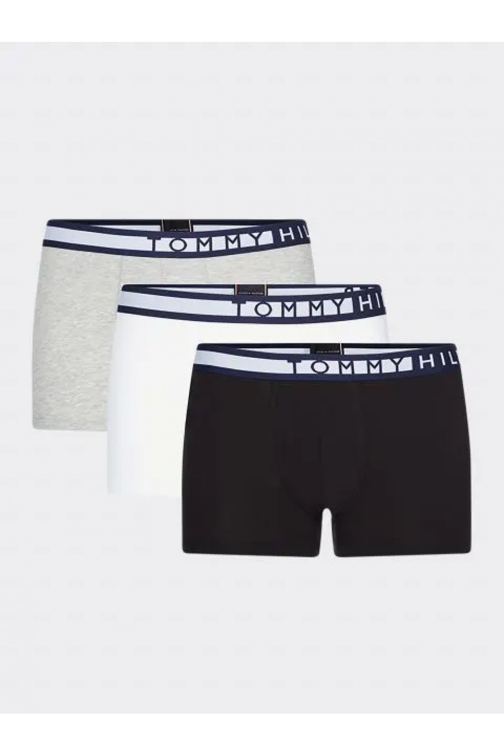TOMMY HILFIGER 3 PACK TRUNK BLACK-WHITE-GREY UM0UM01234-0SA