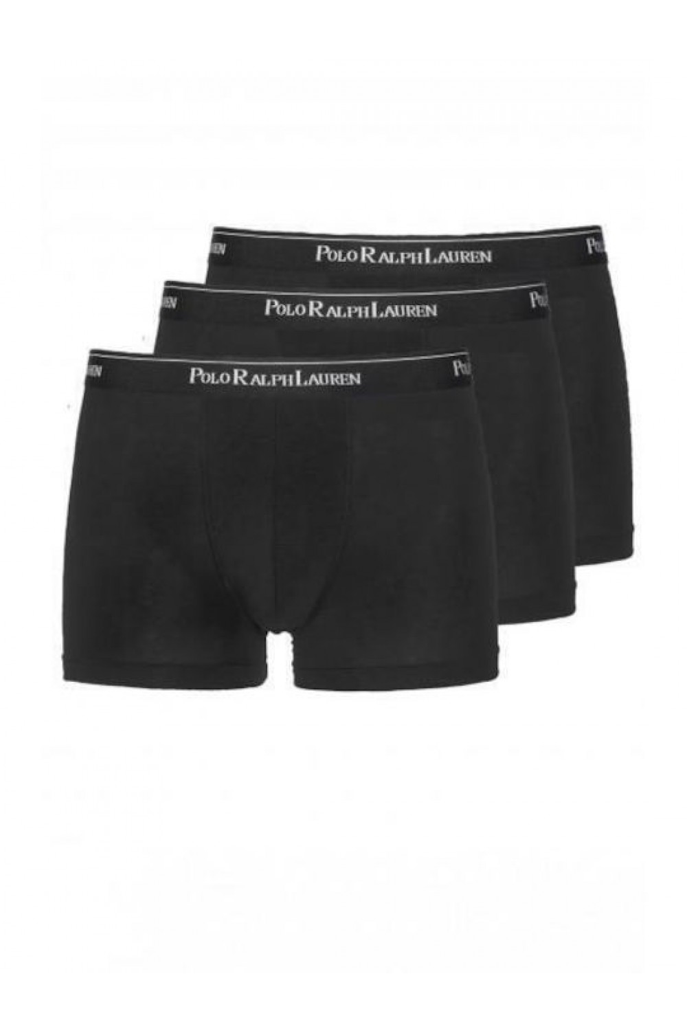 POLO RALPH LAUREN CLASSIC STRETCH COTTON TRUNK 3-PACK BLACK 714954879001