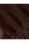 POLO RALPH LAUREN REVERSIBLE WOOL-BLEND SCARF BROWN 449959334004