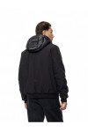 BISTON PUFFER WITH HOOD BLACK 56-201-009