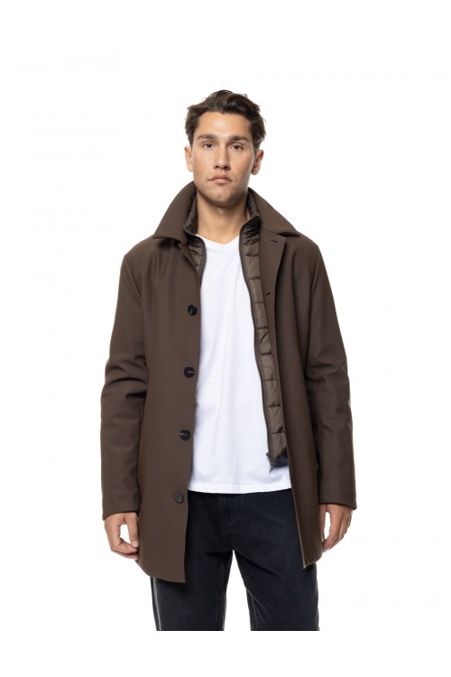SPLENDID MINIMAL COAT BROWN 56-201-012