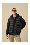 BISTON PUFFER WITH HOOD BLACK 56-201-009