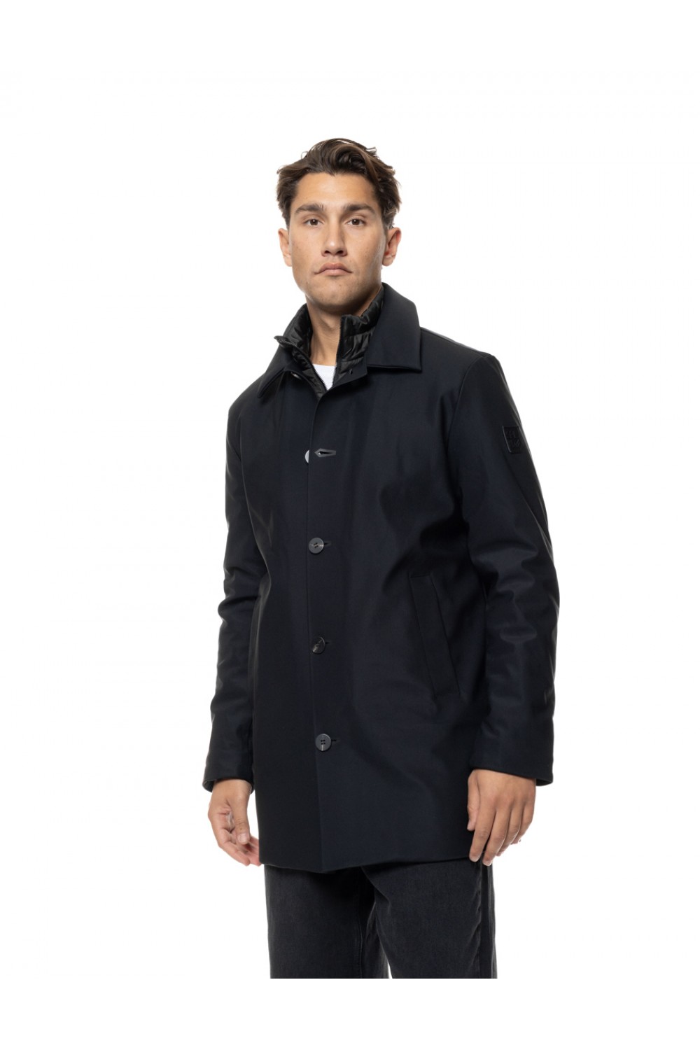 SPLENDID MINIMAL COAT BLACK 56-201-012