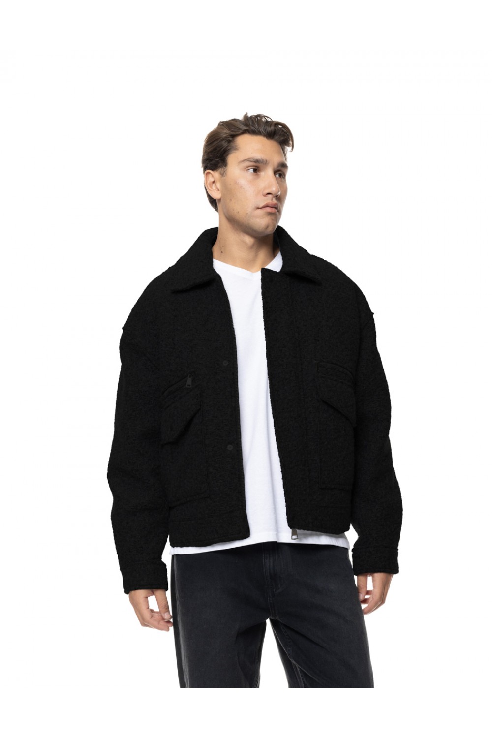 BISTON BOUCHE SHORT JACKET BLACK 56-201-001