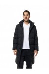 BISTON LONG PUFFER COAT WITH HOOD BLACK 56-201-062