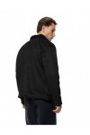 BISTON SUEDE COAT WITH FUR BLACK 56-201-058