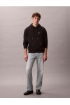 CALVIN KLEIN JEANS COTTON TERRY MONOGRAM HOODIE BLACK LV04RC297G-UB1