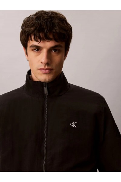 CALVIN KLEIN PADDED NYLON ZIP-UP JACKET BLACK LV04RG500G-UB1