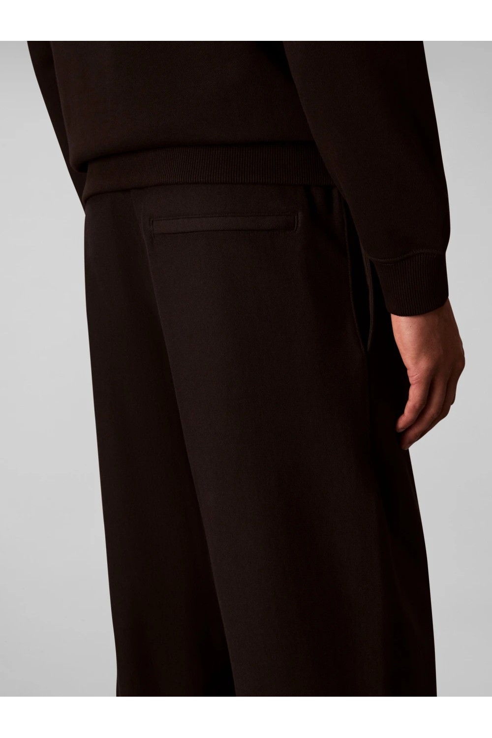 CALVIN KLEIN JEANS 350 TERRY MONOGRAM SWEATPANTS BLACK LV04RD241G-UB1