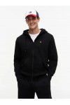 TOMMY HILFIGER TJM REGULAR FLAG ZIP THRU BLACK DM0DM20743-BDS