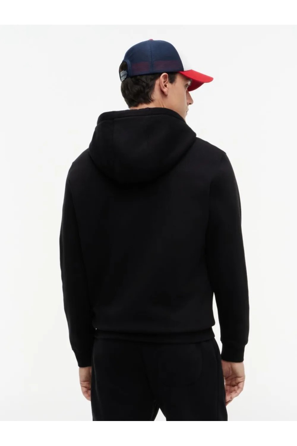 TOMMY HILFIGER TJM REGULAR FLAG ZIP THRU BLACK DM0DM20743-BDS