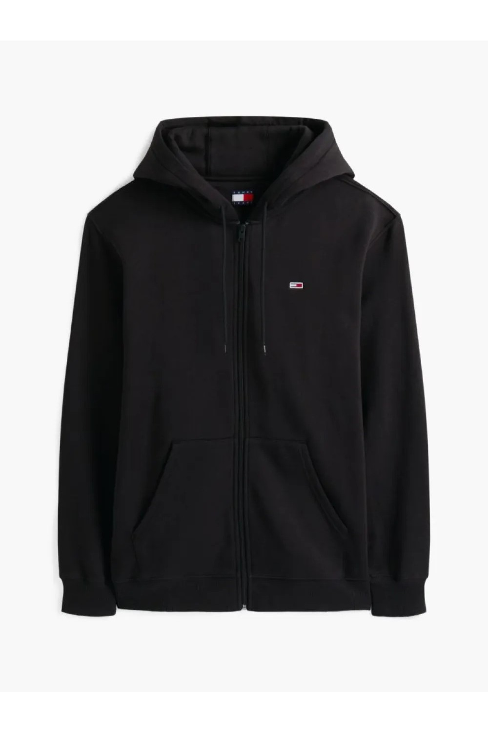 TOMMY HILFIGER TJM REGULAR FLAG ZIP THRU BLACK DM0DM20743-BDS