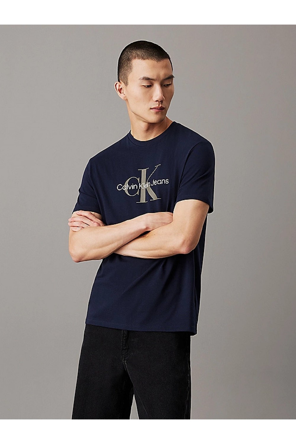 CALVIN KLEIN JEANS MONOGRAM T-SHIRT DARK SAPPHIRE 00040EM286-CEF