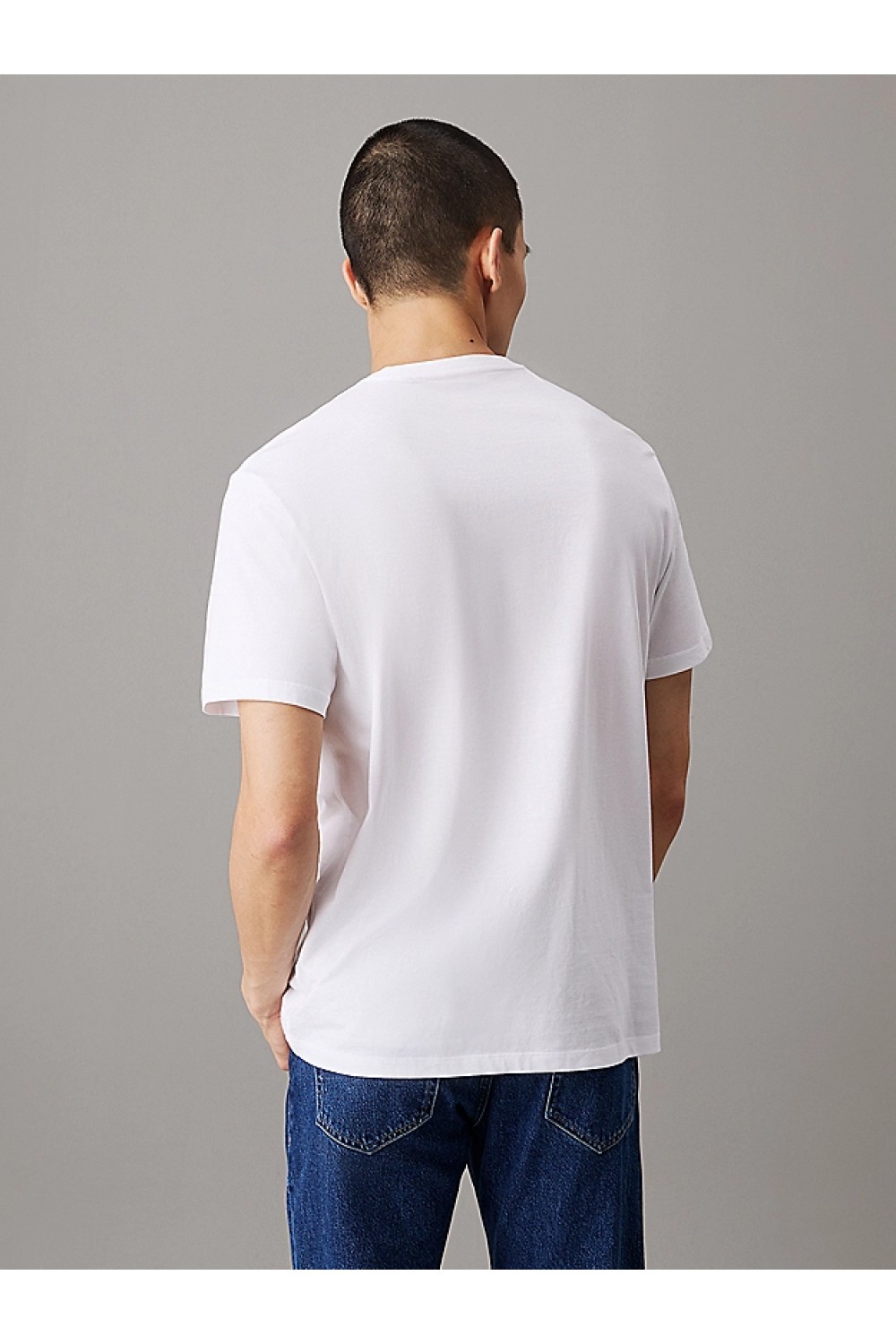 CALVIN KLEIN JEANS MONOGRAM T-SHIRT BRILLIANT WHITE 00040EM286-YAA