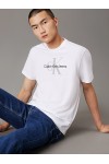 CALVIN KLEIN JEANS MONOGRAM T-SHIRT BRILLIANT WHITE 00040EM286-YAA