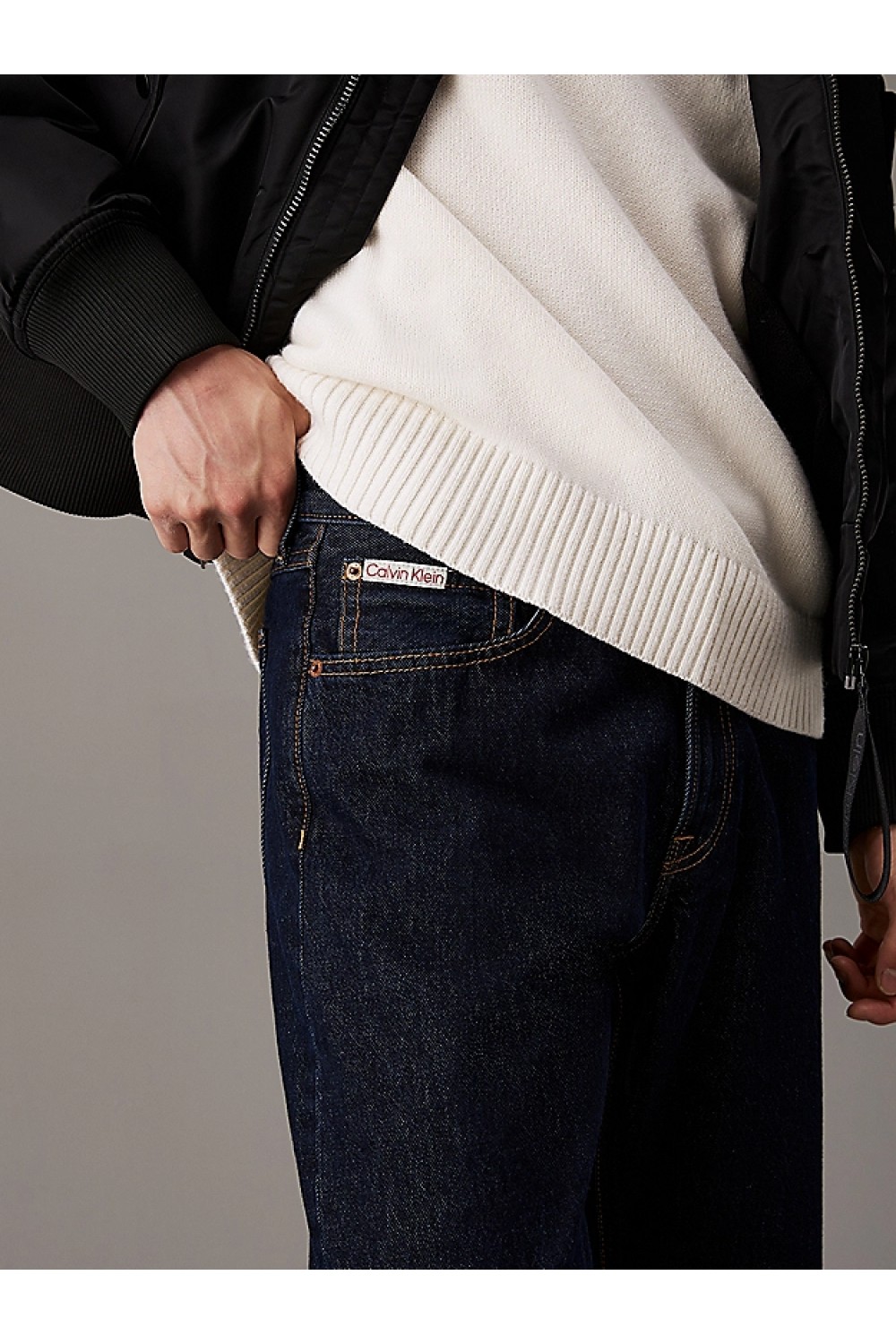 CALVIN KLEIN JEANS 90'S STRAIGHT JEANS DENIM CLASSIC RINSE LV040EM714-N8D