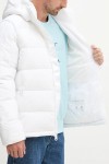 CALVIN KLEIN JEANS JACKET PUFFER WHITE LV04RC518G-YAF