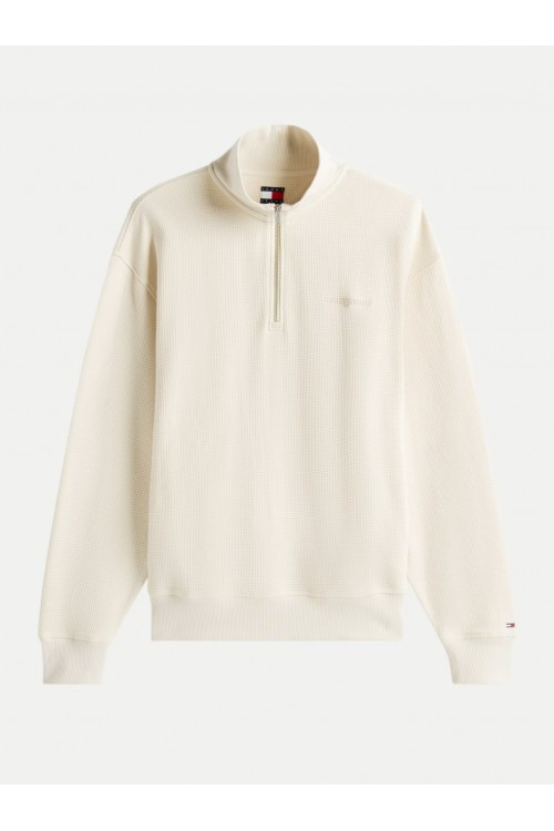 TOMMY HILFIGER SHIRT WAFFLE BEIGE DM0DM21880-ACH