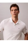 CALVIN KLEIN JEANS POLO T-SHIRT BLANC DE BLANC LV040EM269-YAD