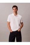 CALVIN KLEIN JEANS POLO T-SHIRT BLANC DE BLANC LV040EM269-YAD