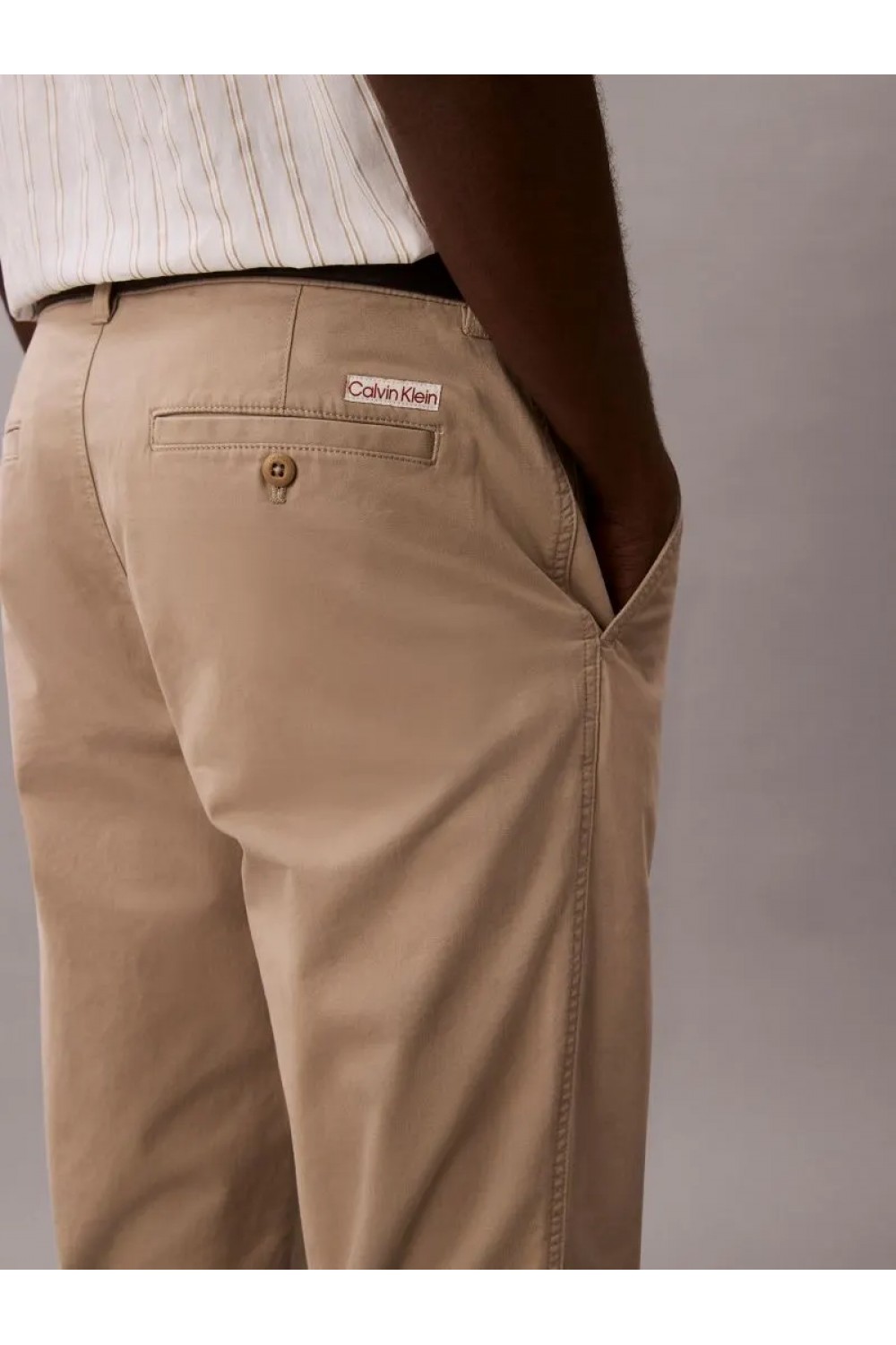 CALVIN KLEIN JEANS PANT CHINO VINTAGE KHAKI LV040EM628-RAK