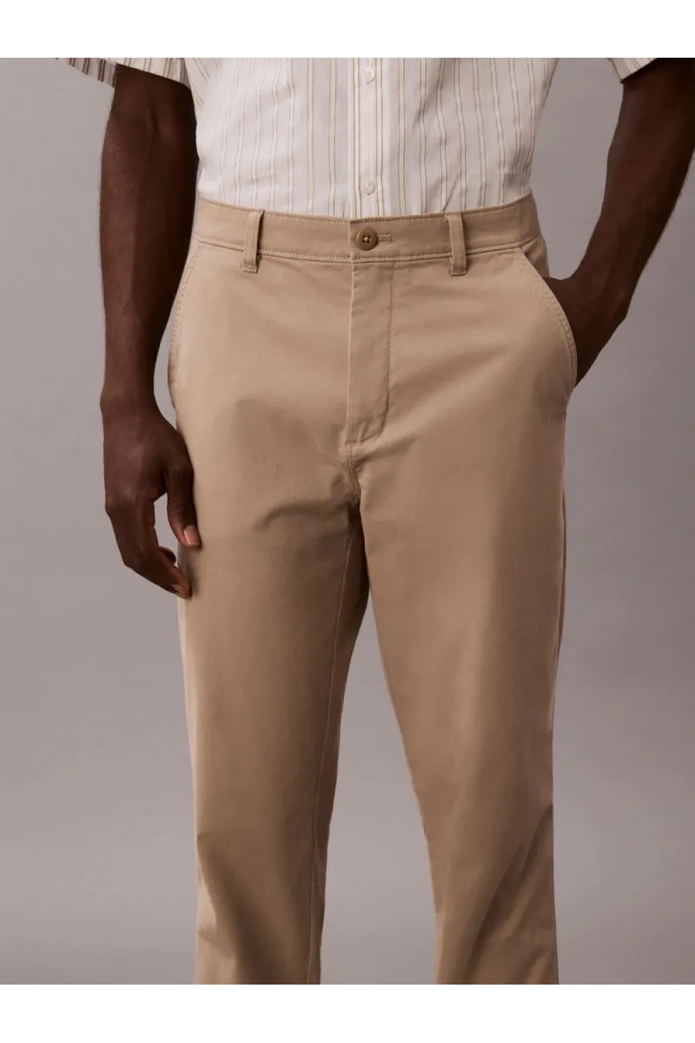CALVIN KLEIN JEANS PANT CHINO VINTAGE KHAKI LV040EM628-RAK