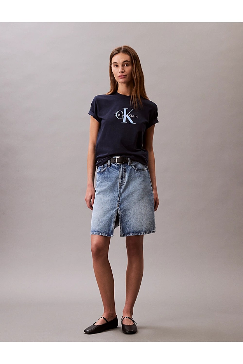 CALVIN KLEIN JEANS T-SHIRT MONOGRAM LOGO TEA LV047B865G -CEF