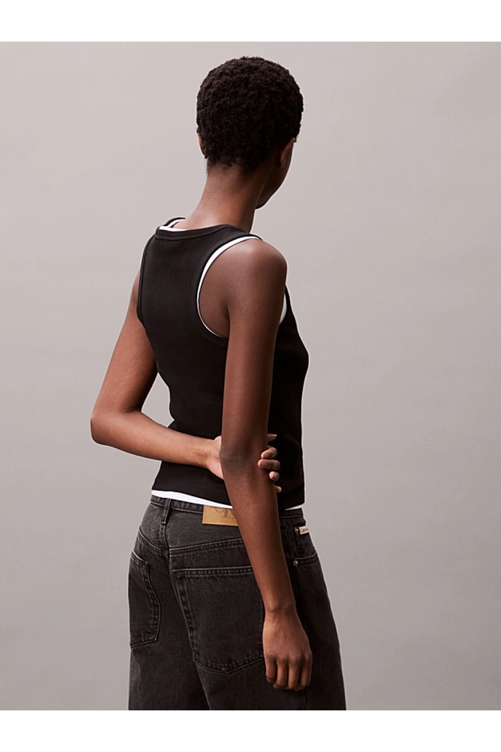 CALVIN KLEIN JEANS TOP BLACK LV047C201G-UB1