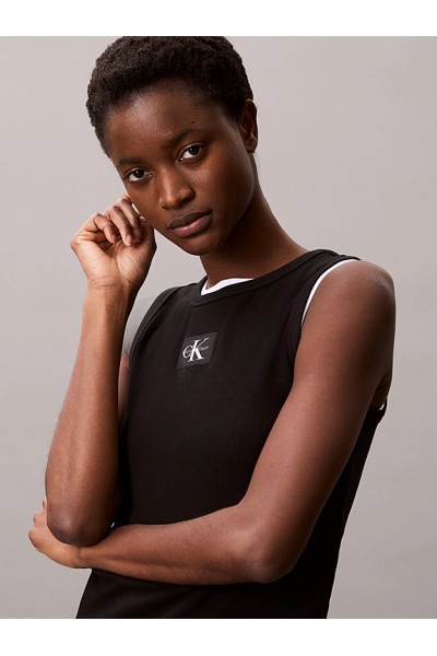 CALVIN KLEIN JEANS TOP BLACK LV047C201G-UB1