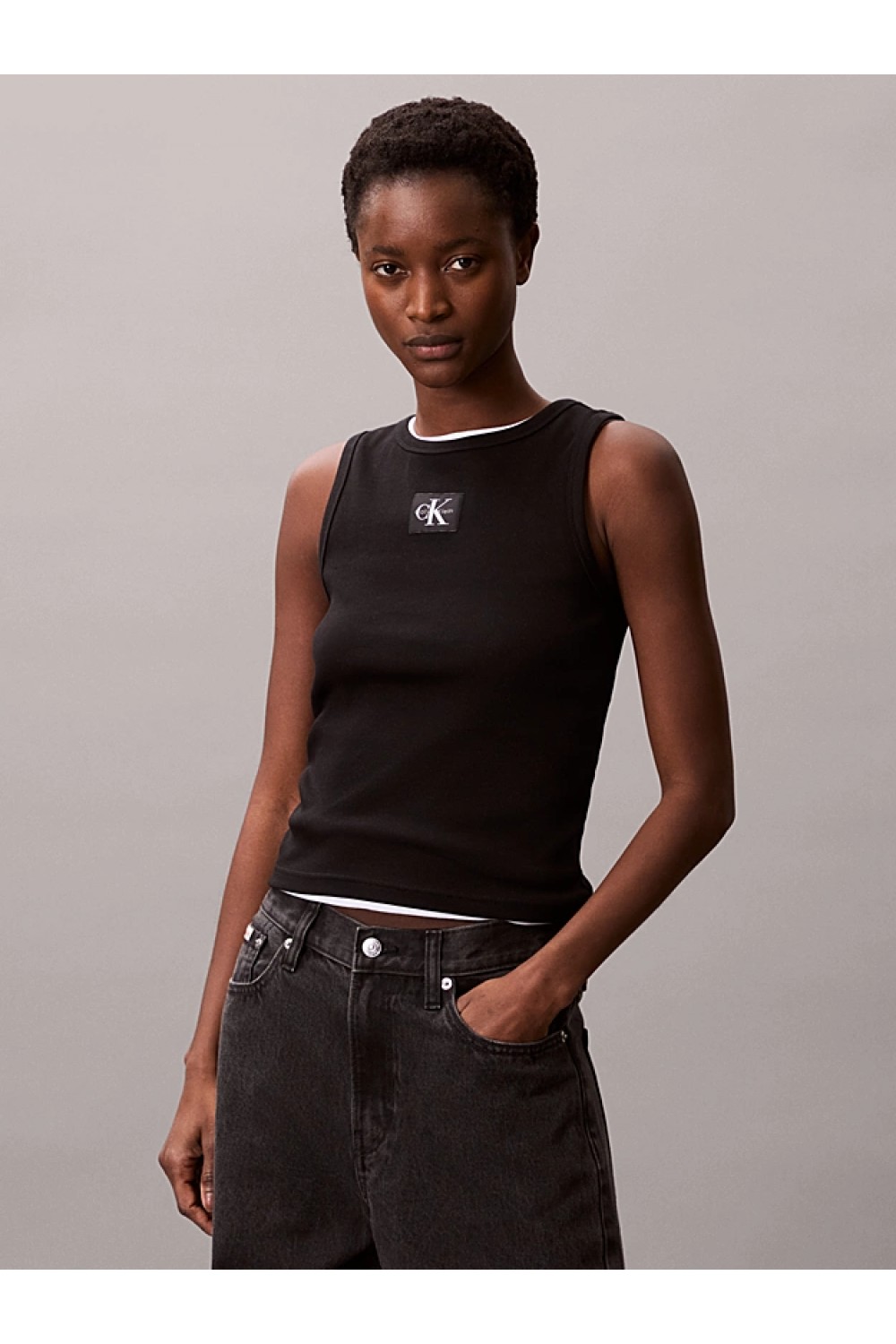 CALVIN KLEIN JEANS TOP BLACK LV047C201G-UB1