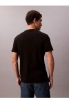 CALVIN KLEIN JEANS T-SHIRT COTTON BADGE BLACK LV04RC272G-UB1