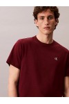 CALVIN KLEIN JEANS T-SHIRT MONOGRAM LOGO DEEP ROUGE LV04RC275G-VLP