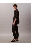 CALVIN KLEIN JEANS CARGO PANTS SKINNY RIPSTOP BLACK LV04RC617G-UB1